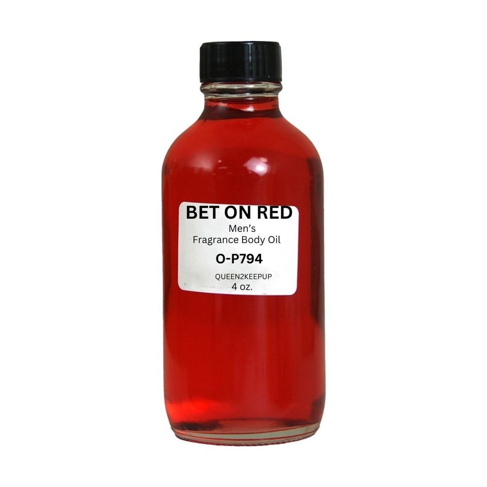 Bet on Red (Men) Body Oil 4 oz Fragrance All Natural Scent